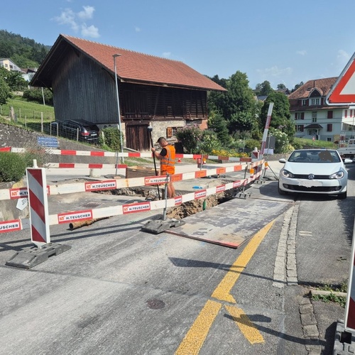 Wir sorgen auch auf der Baustelle für sichere Wege